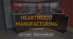 Desktop Screenshot of heartwoodmfg.com